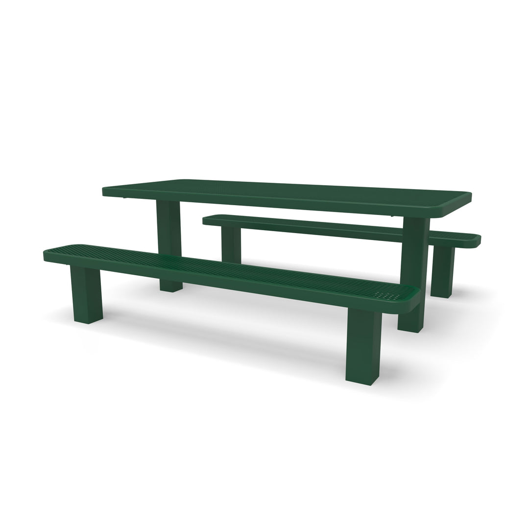 Signature Multi-Pedestal Diamond Picnic Table