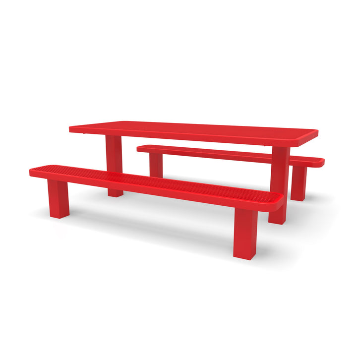 Signature Multi-Pedestal Diamond Picnic Table