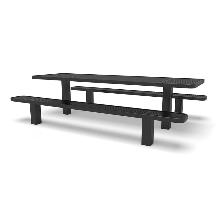 Signature Multi-Pedestal Perforated Picnic Table