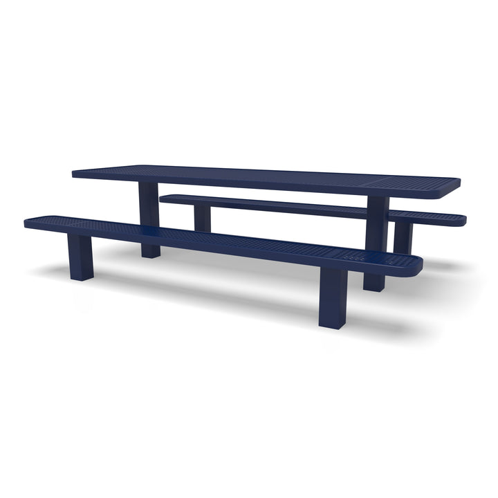 Signature Multi-Pedestal Perforated Picnic Table