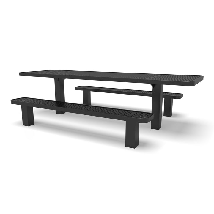 Signature Multi-Pedestal Perforated ADA Picnic Table