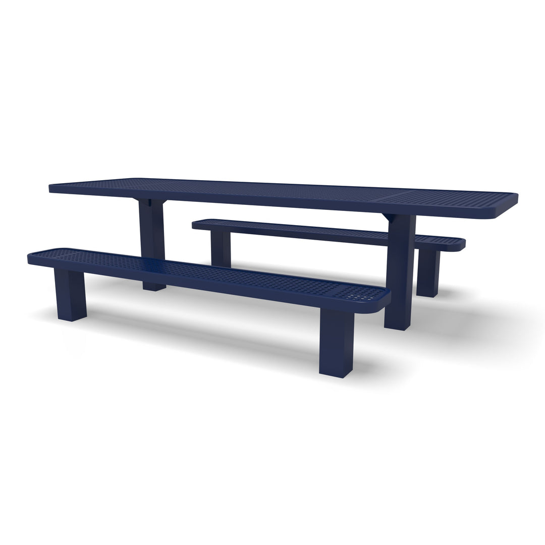 Signature Multi-Pedestal Perforated ADA Picnic Table