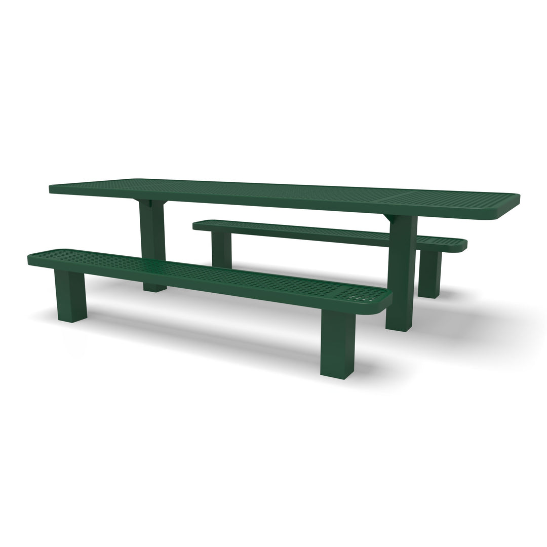 Signature Multi-Pedestal Perforated ADA Picnic Table