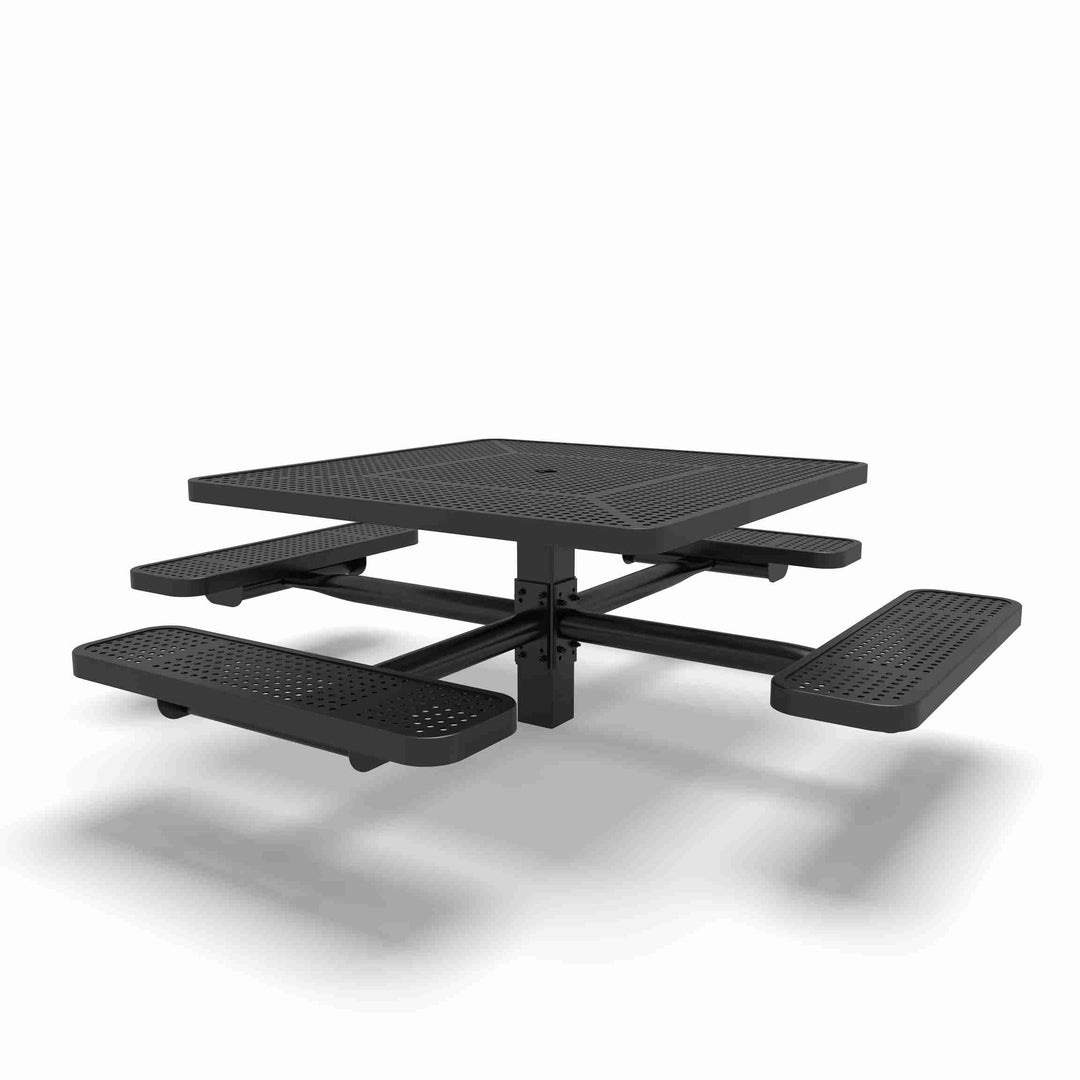 Inground Signature Square Peforated Table