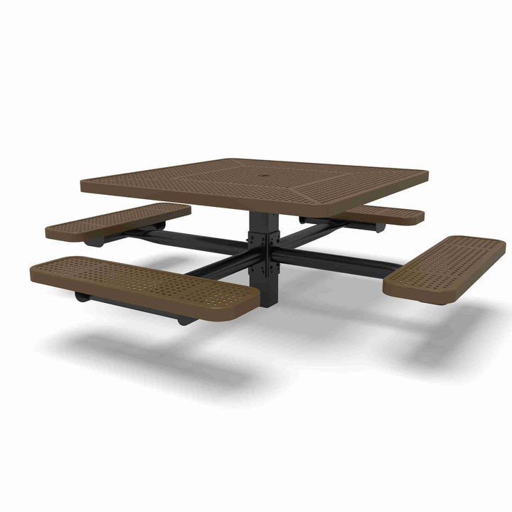 Inground Signature Square Peforated Table