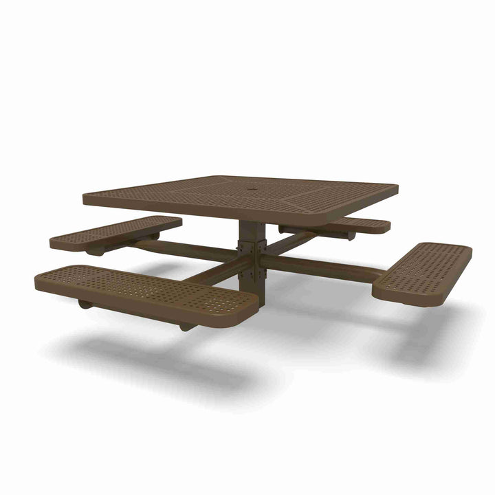 Inground Signature Square Peforated Table
