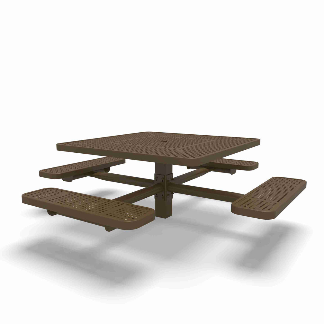 Inground Signature Square Peforated Table