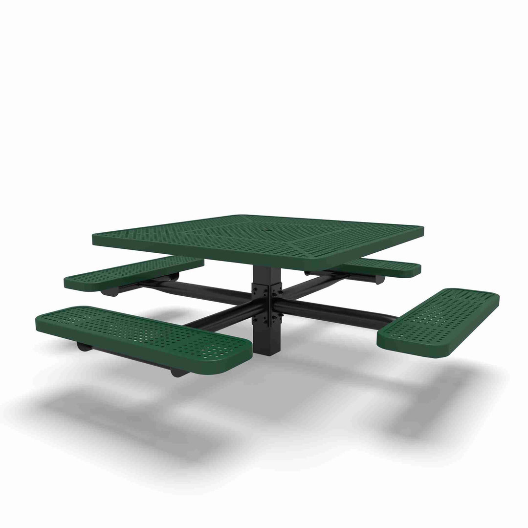 Inground Signature Square Peforated Table