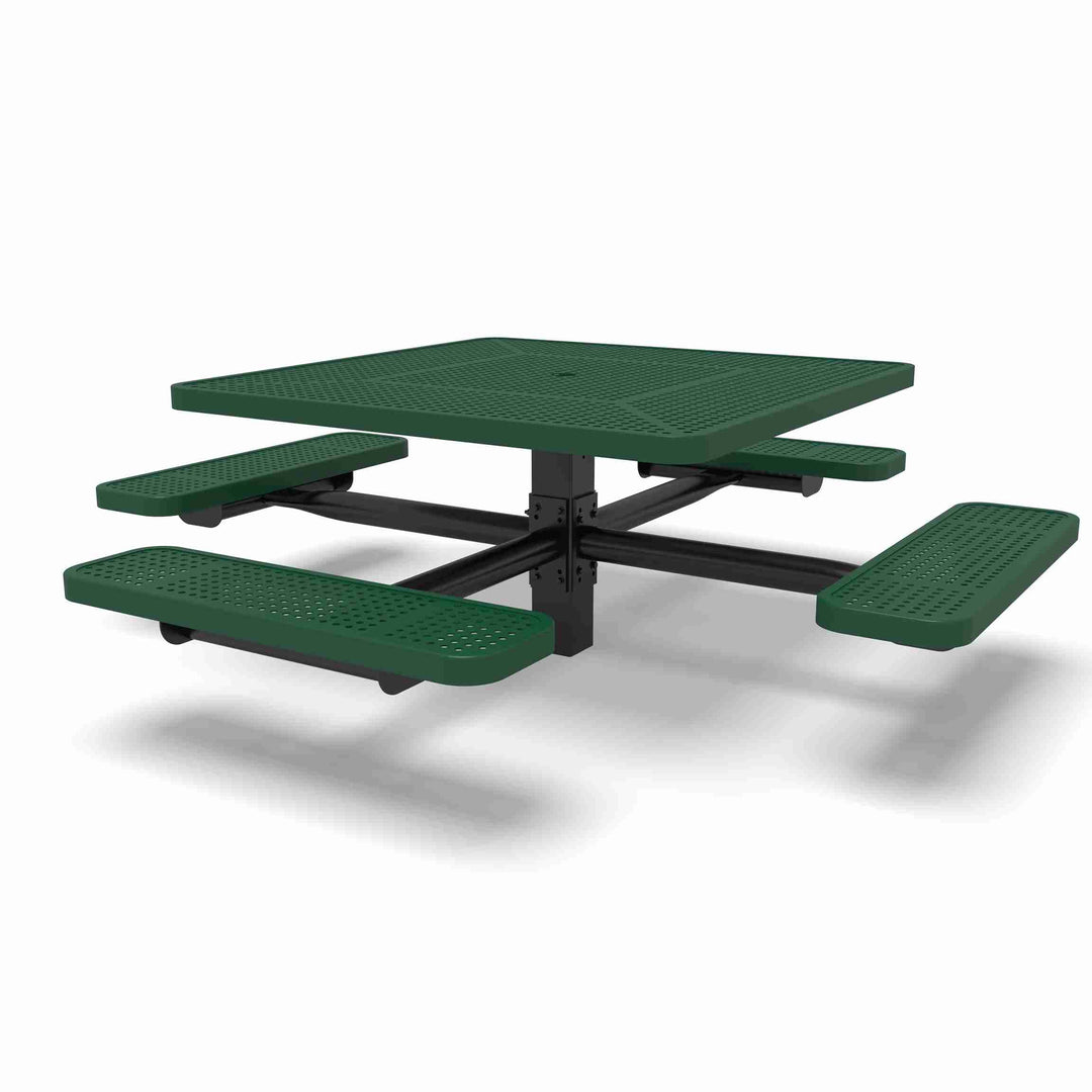 Inground Signature Square Peforated Table
