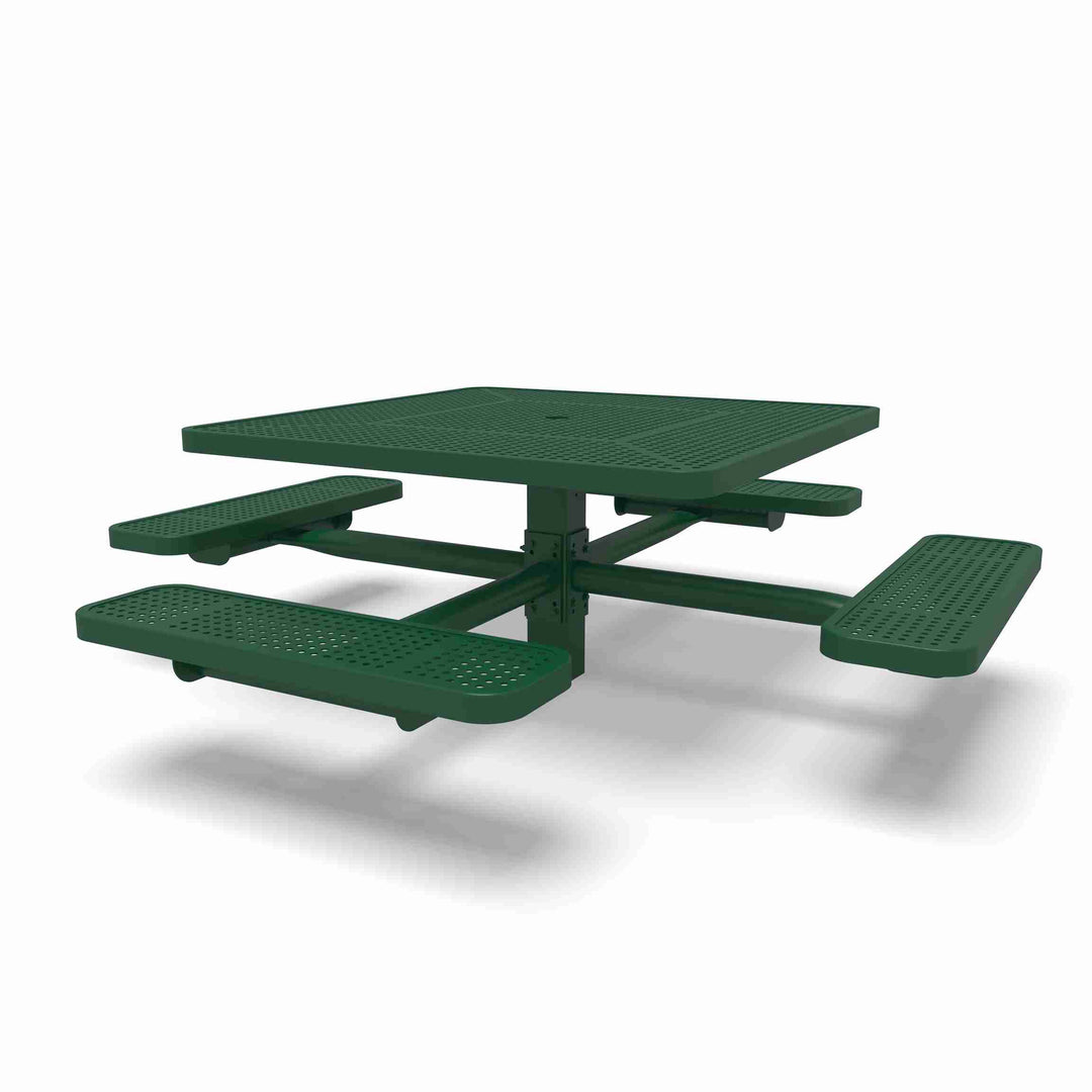 Inground Signature Square Peforated Table