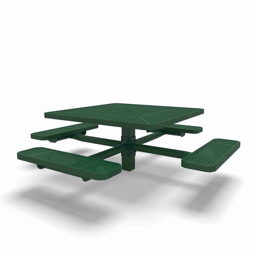 Inground Signature Square Peforated Table