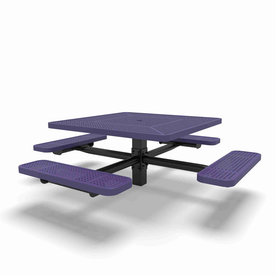 Inground Signature Square Peforated Table