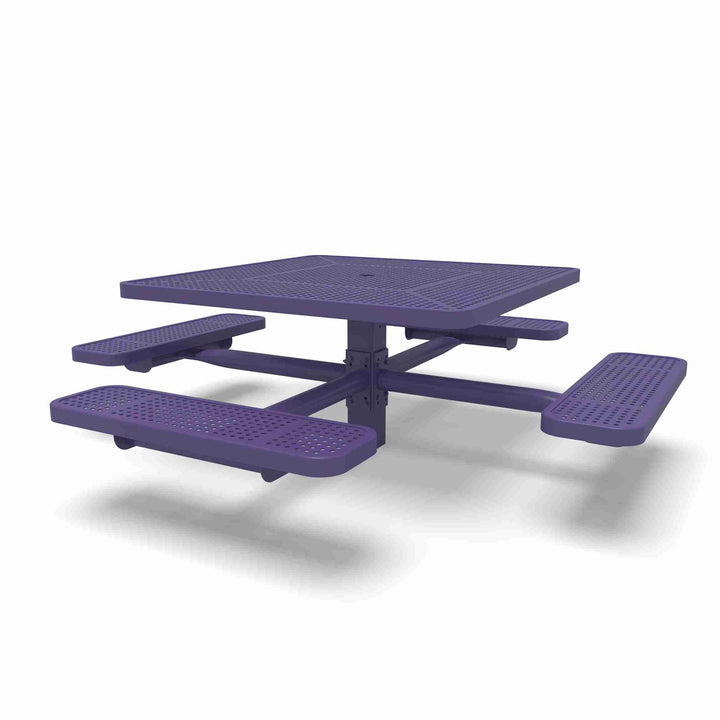Inground Signature Square Peforated Table