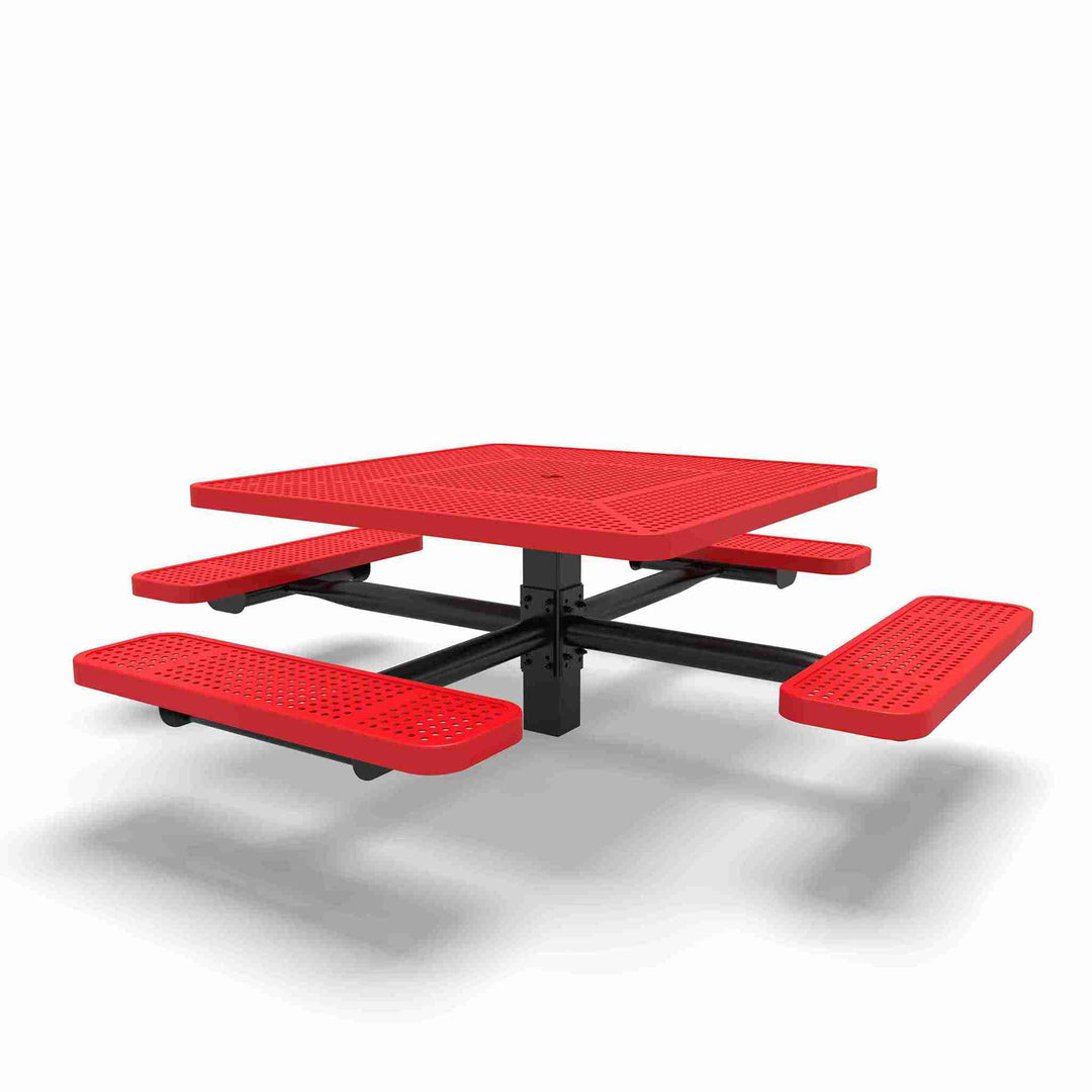 Inground Signature Square Peforated Table