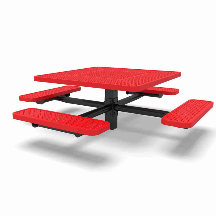 Inground Signature Square Peforated Table