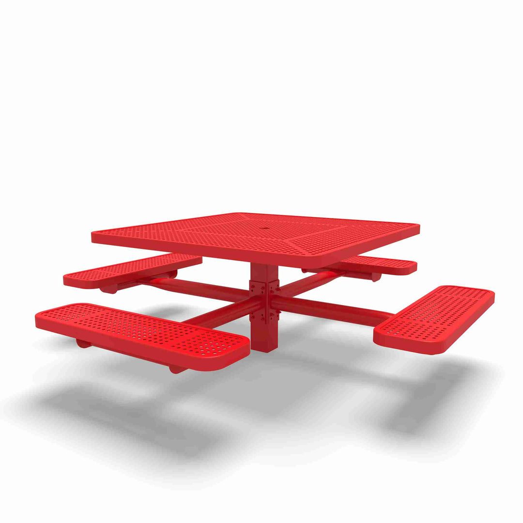 Inground Signature Square Peforated Table