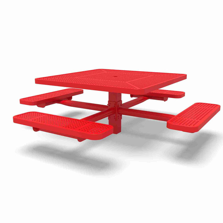 Inground Signature Square Peforated Table