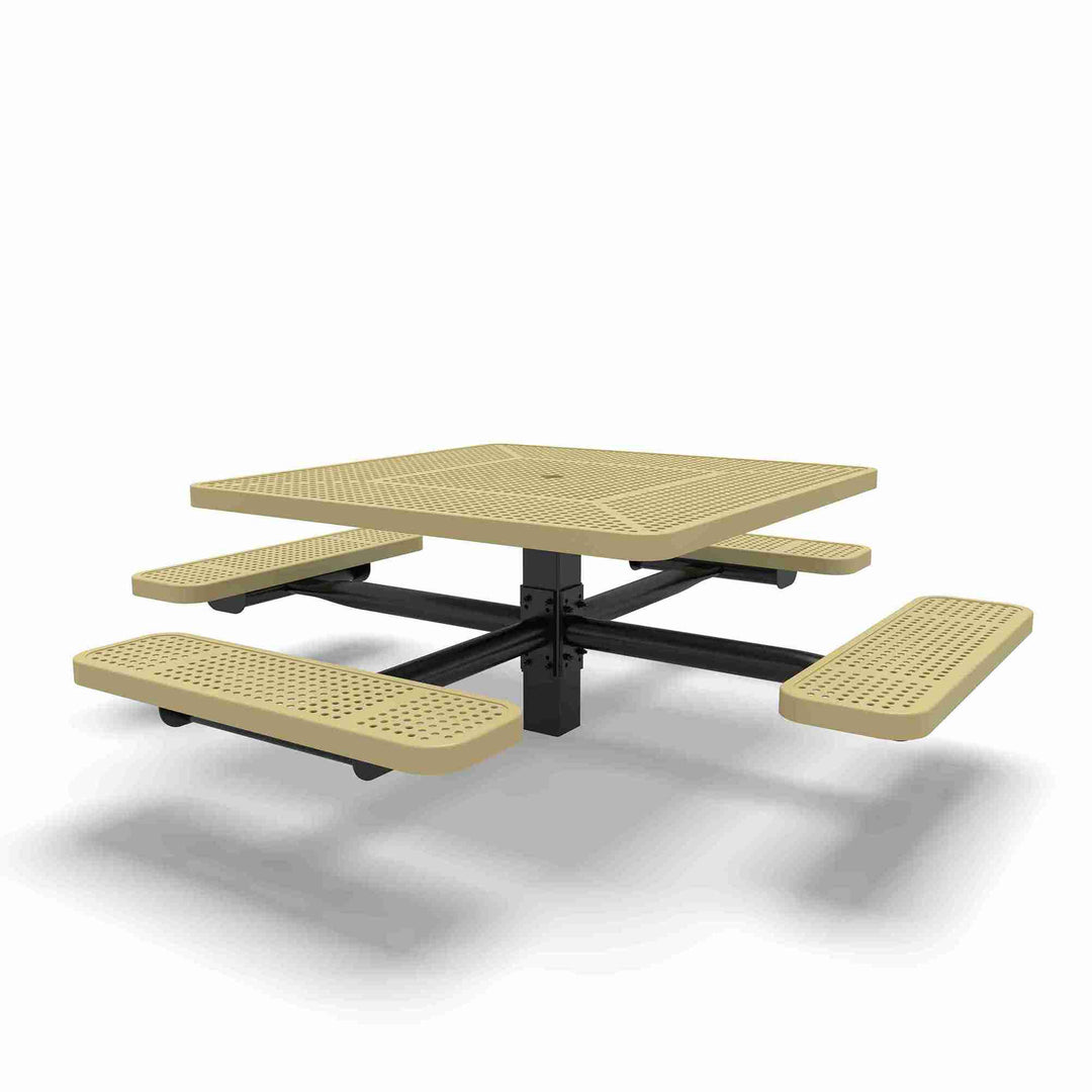 Inground Signature Square Peforated Table