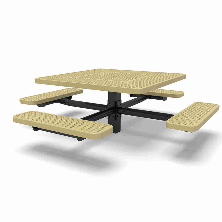 Inground Signature Square Peforated Table