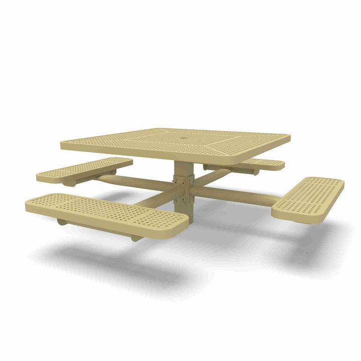 Inground Signature Square Peforated Table