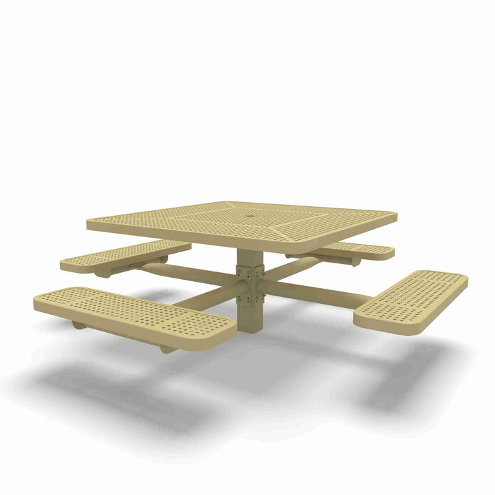 Inground Signature Square Peforated Table