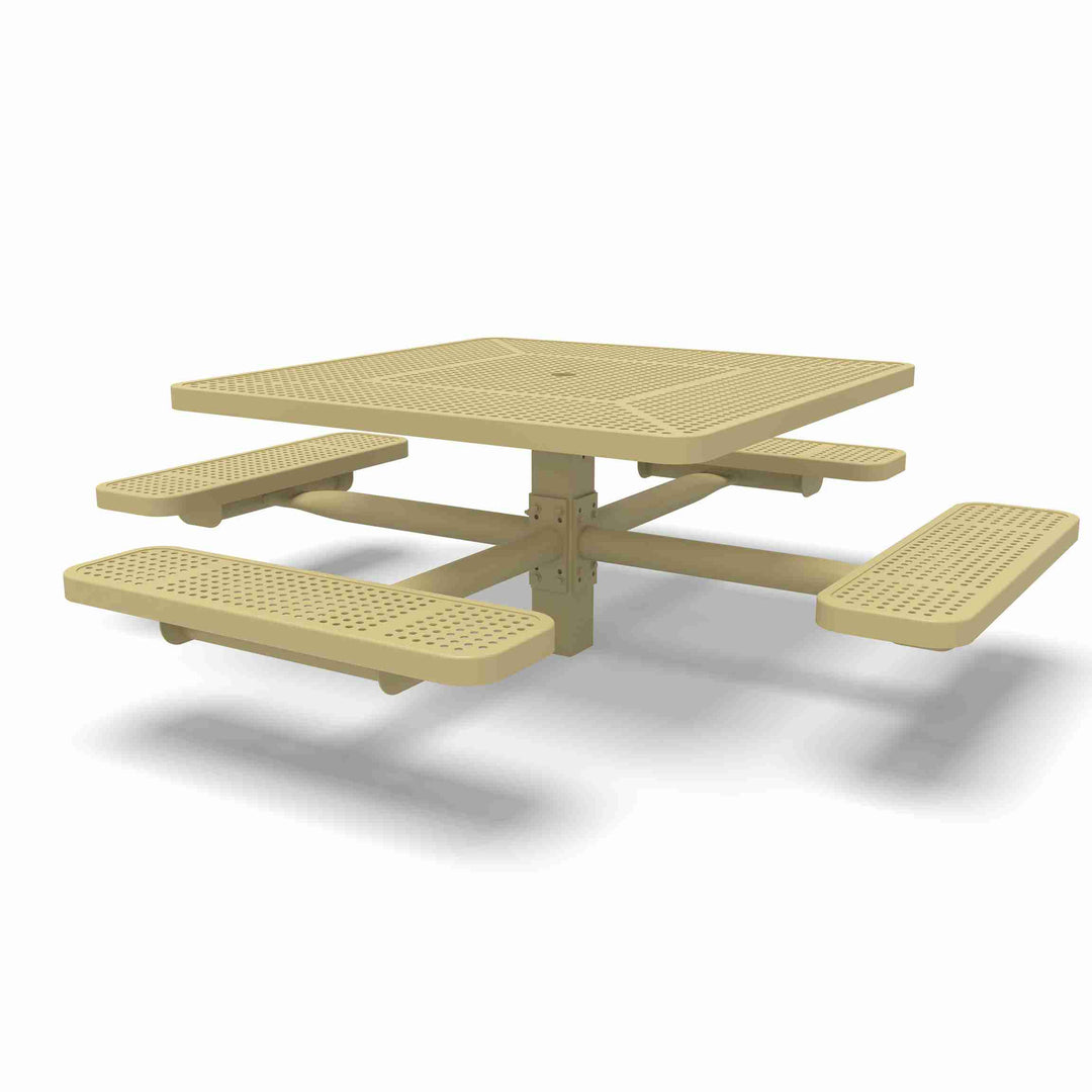 Inground Signature Square Peforated Table