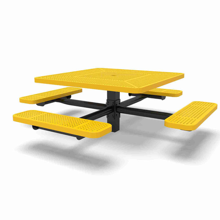 Inground Signature Square Peforated Table