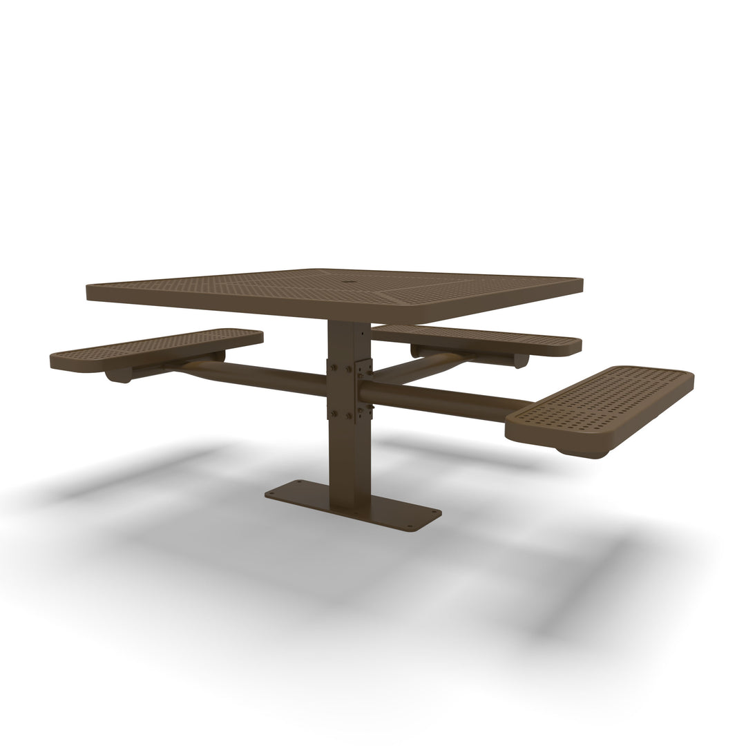 Mounted Signature Square Perforated ADA Table
