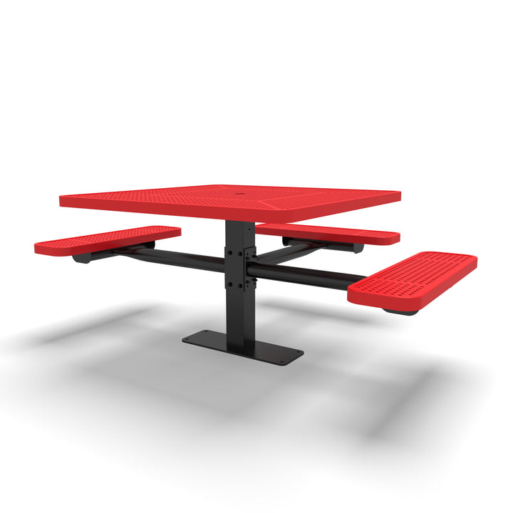 Mounted Signature Square Perforated ADA Table