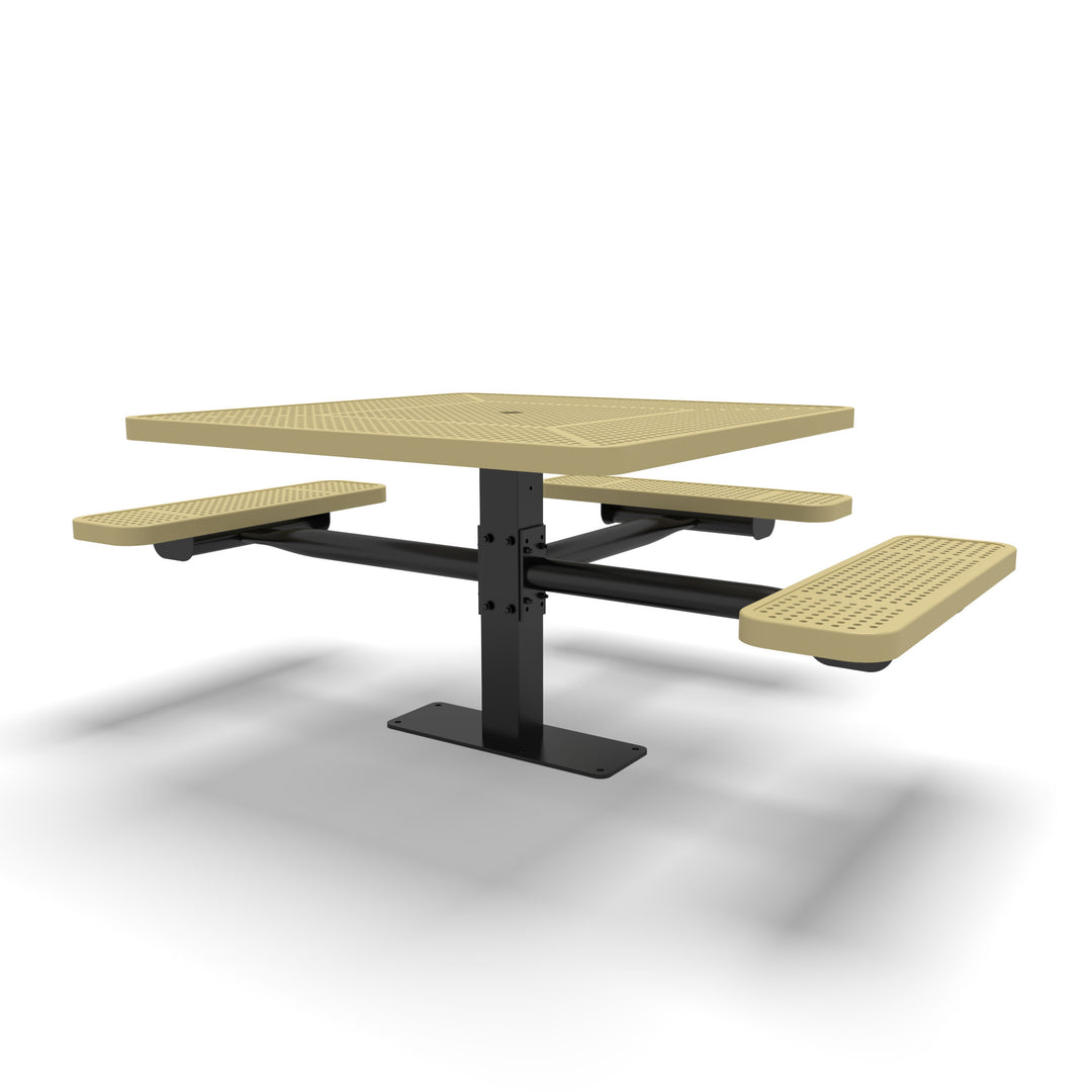 Mounted Signature Square Perforated ADA Table