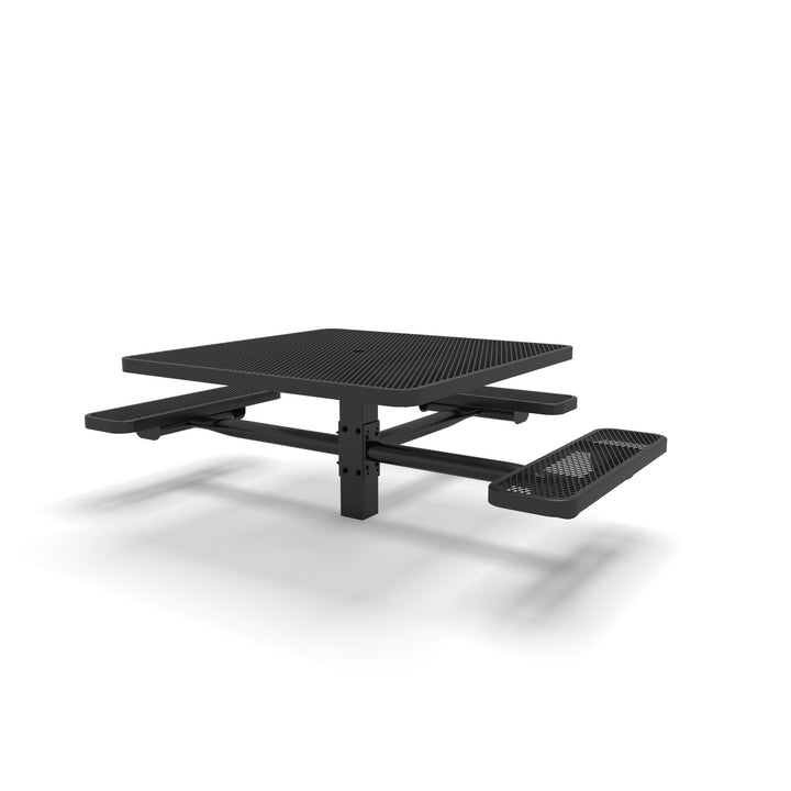 Signature Square Pedestal Diamond ADA Picnic Table