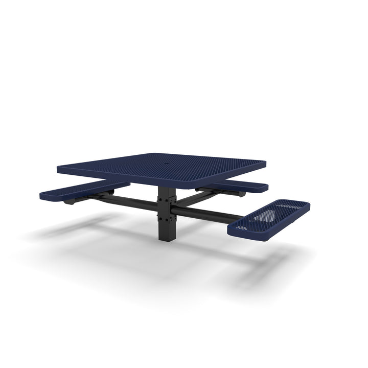 Signature Square Pedestal Diamond ADA Picnic Table