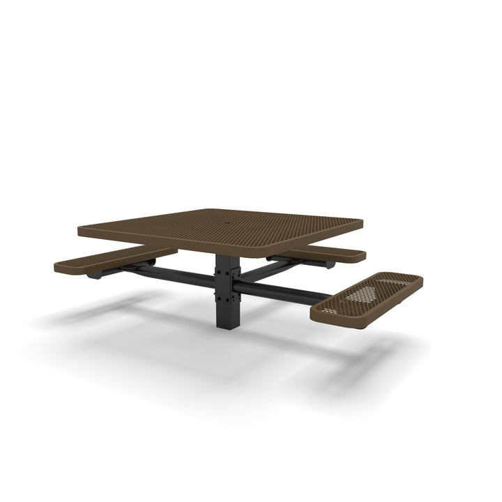 Signature Square Pedestal Diamond ADA Picnic Table