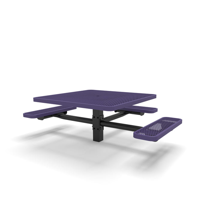 Signature Square Pedestal Diamond ADA Picnic Table