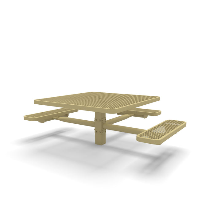 Signature Square Pedestal Diamond ADA Picnic Table