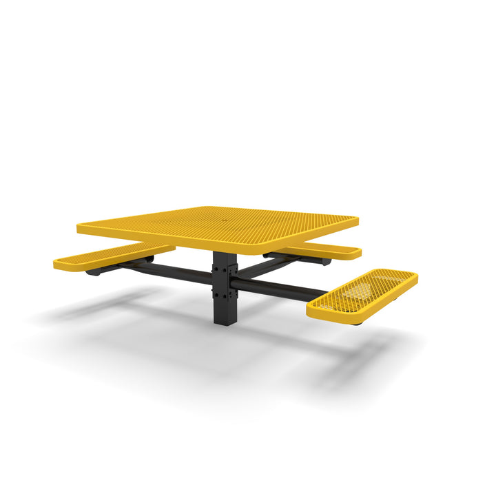 Signature Square Pedestal Diamond ADA Picnic Table
