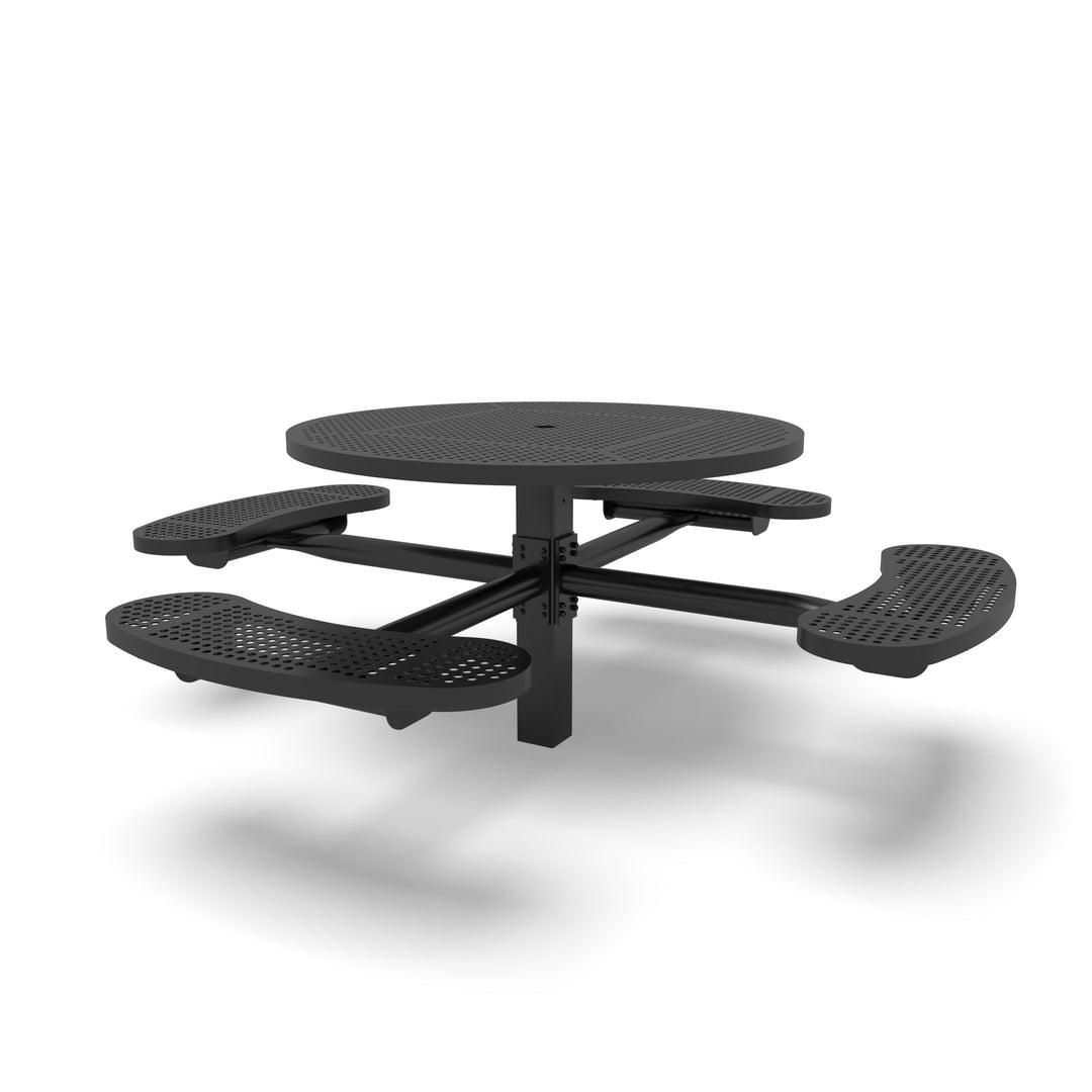 Inground Signature Round Perforated Table