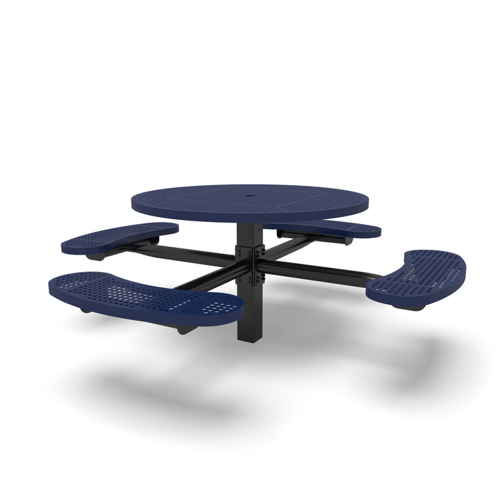 Inground Signature Round Perforated Table