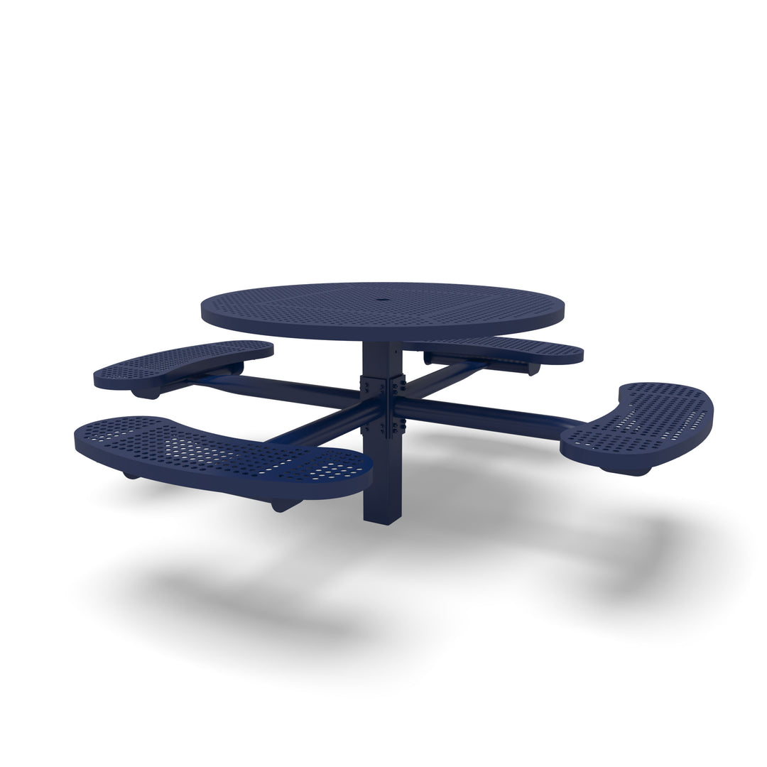 Inground Signature Round Perforated Table