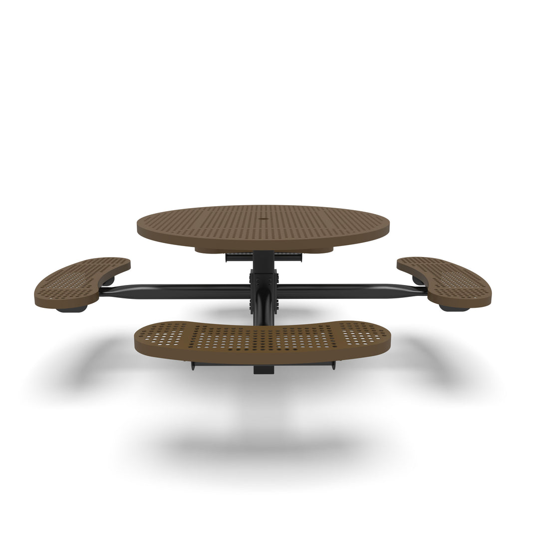 Inground Signature Round Perforated Table