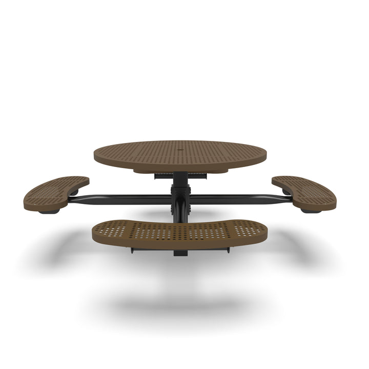 Inground Signature Round Perforated Table