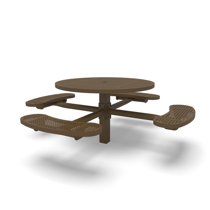 Inground Signature Round Perforated Table