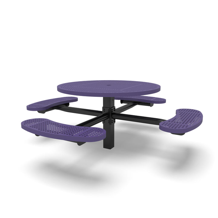 Inground Signature Round Perforated Table