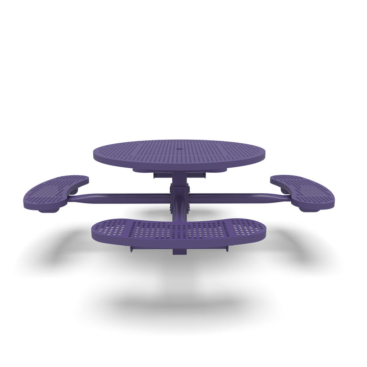 Inground Signature Round Perforated Table