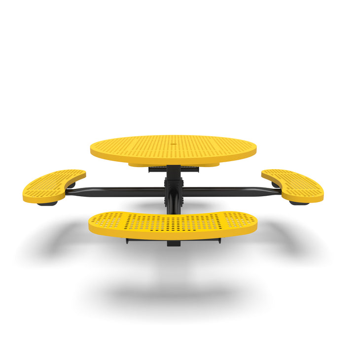 Inground Signature Round Perforated Table