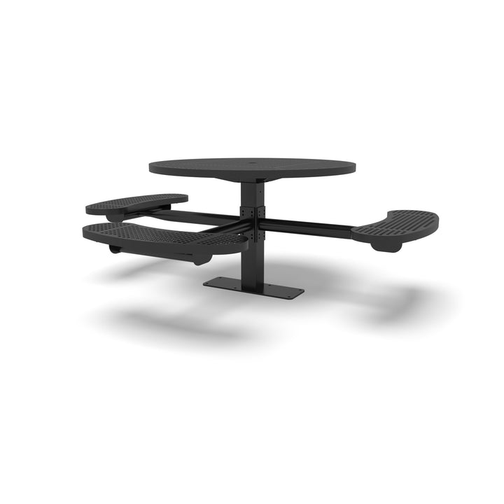 Mounted Signature Round Perforated ADA Table