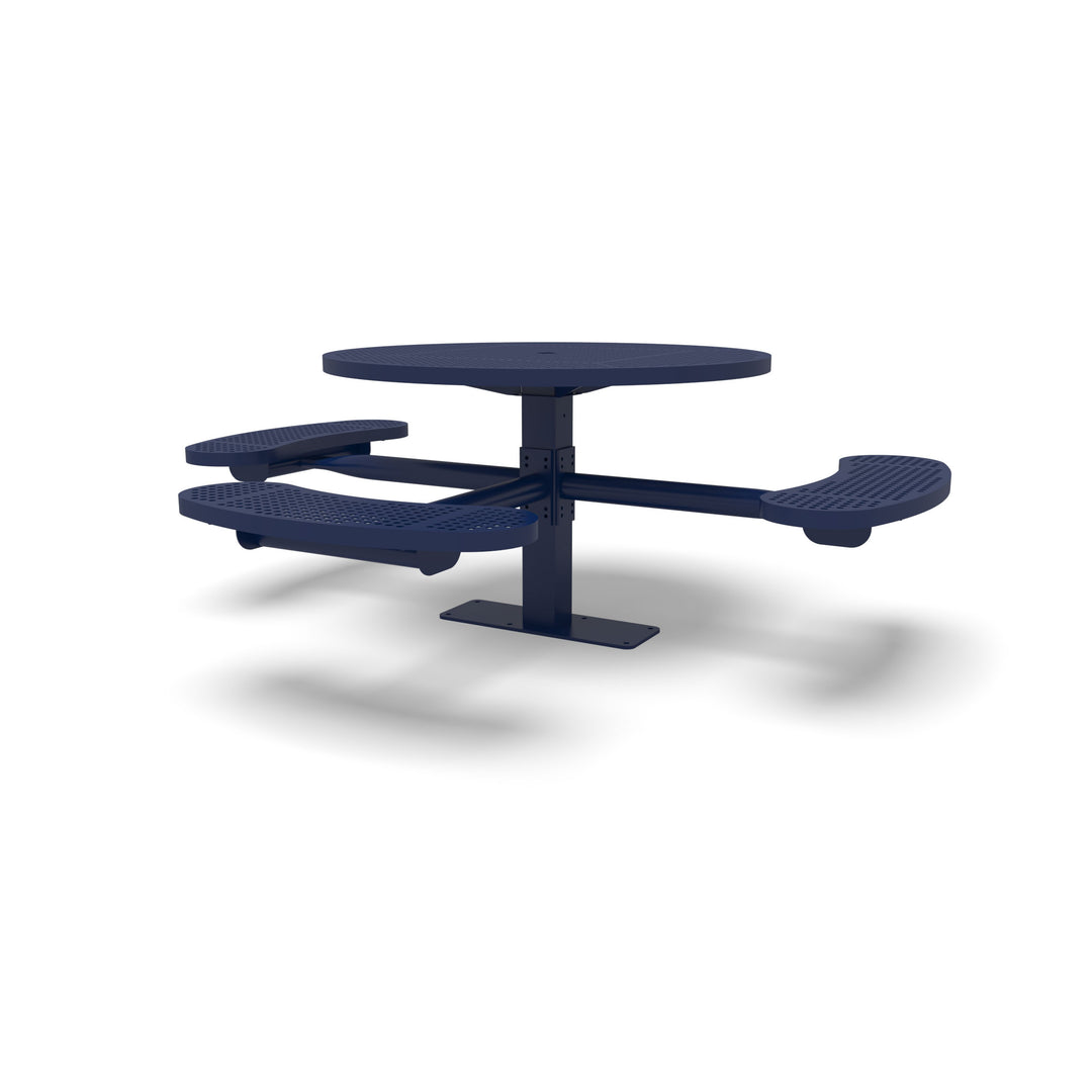 Mounted Signature Round Perforated ADA Table