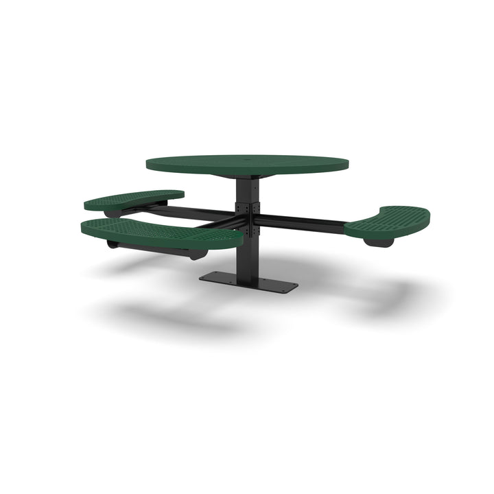 Mounted Signature Round Perforated ADA Table
