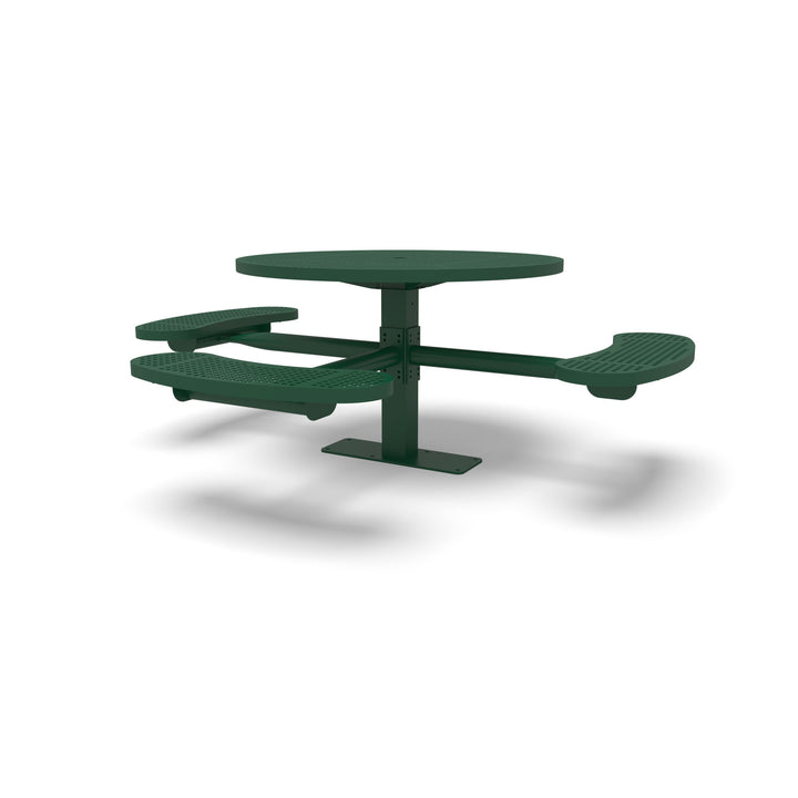 Mounted Signature Round Perforated ADA Table