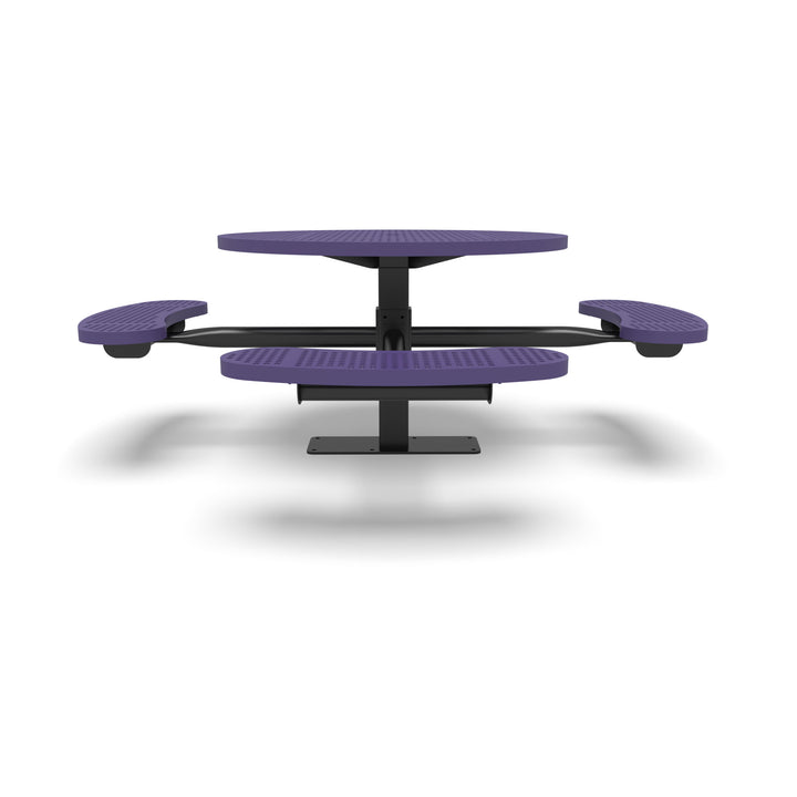 Mounted Signature Round Perforated ADA Table